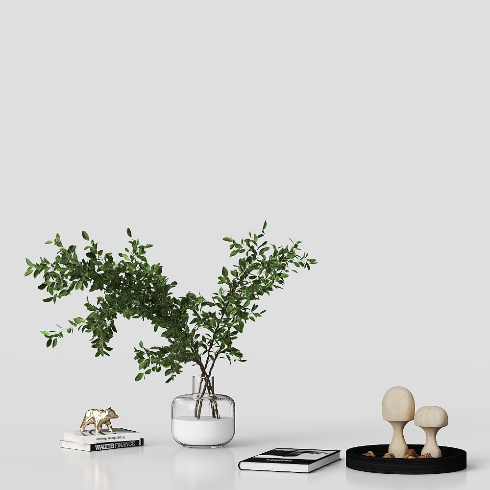 Wabi-sabi living room pot set