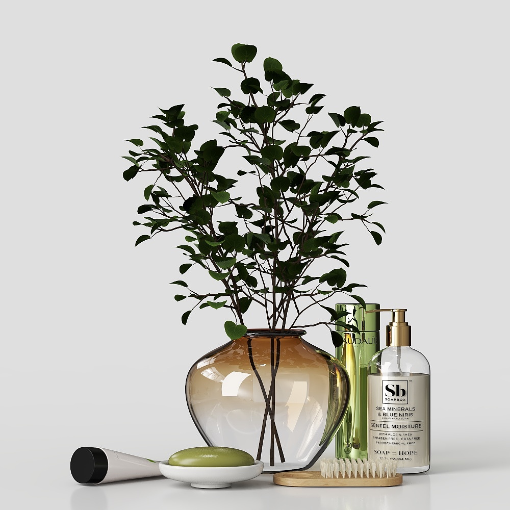 Modern bedroom vase floristry