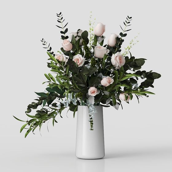 Elegant Bouquet 3D model for Fresh Designs