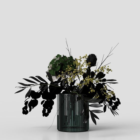 Vintage Wohnzimmer Gläserne Florale