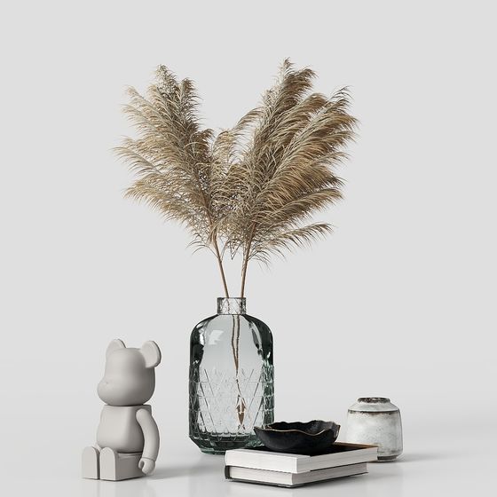 侘び寂びスタディ用ドライフラワー飾り