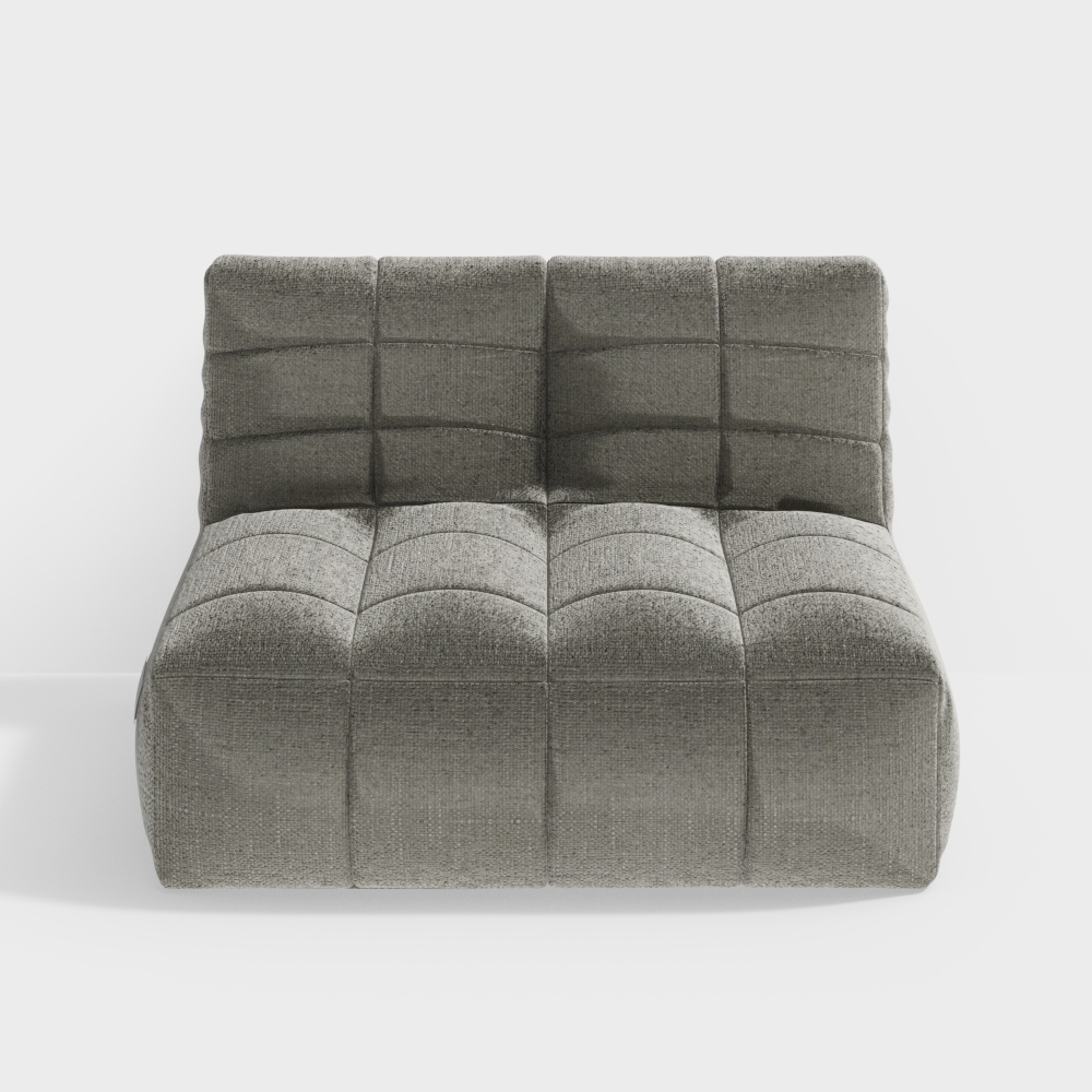 โซฟาผ้าตัวเดียวสมัยใหม่