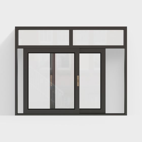 シンプルな家のスライディングウィンドウ