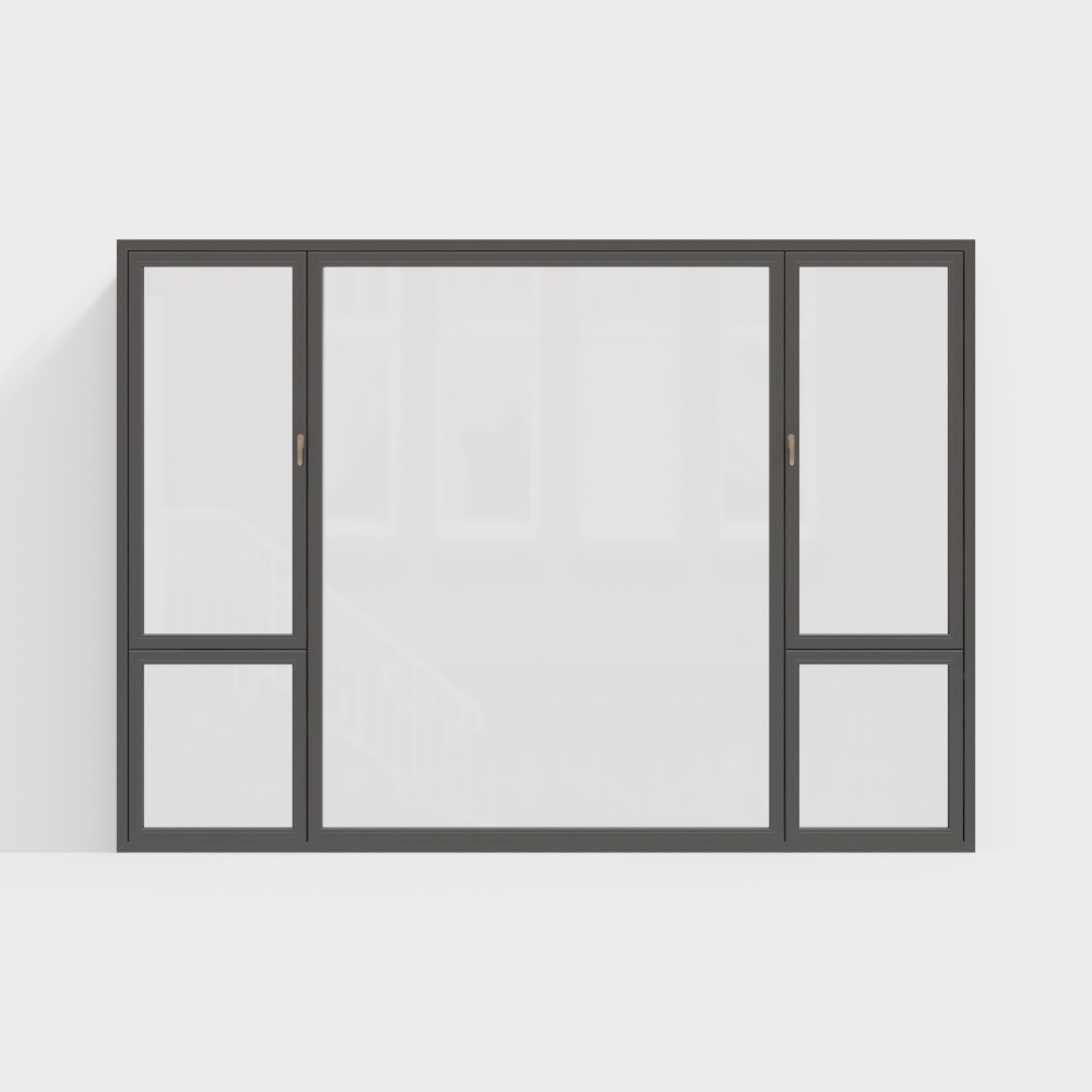 Simple house sliding window