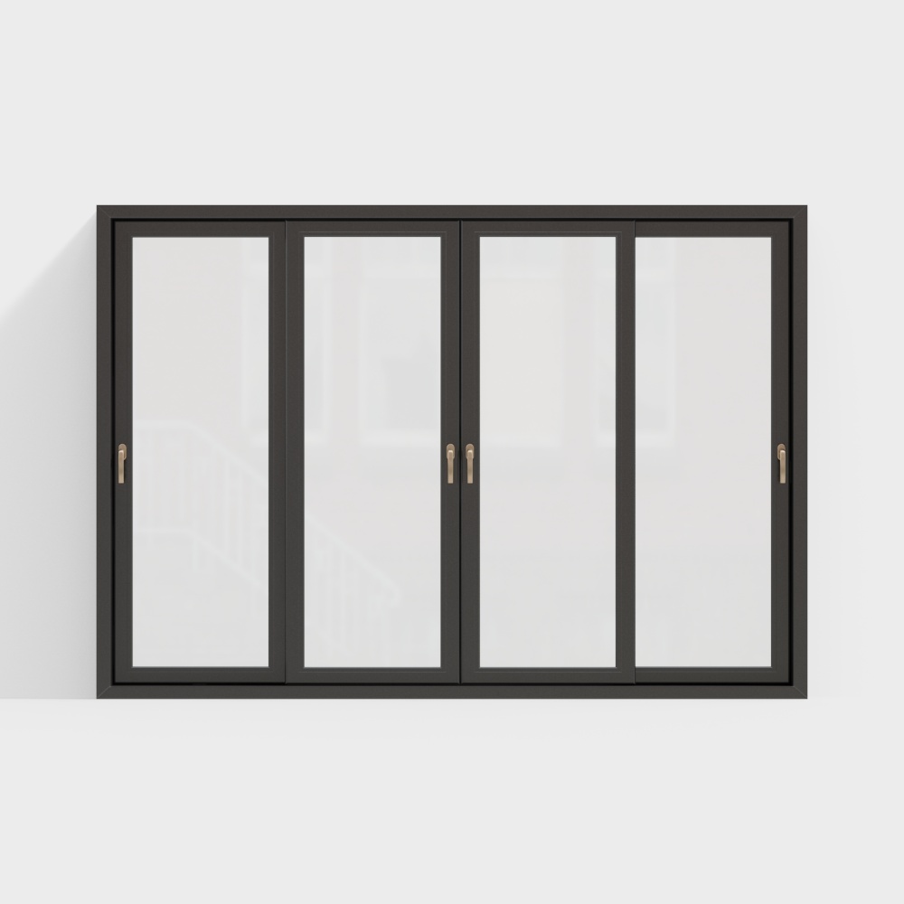 Simple house sliding window