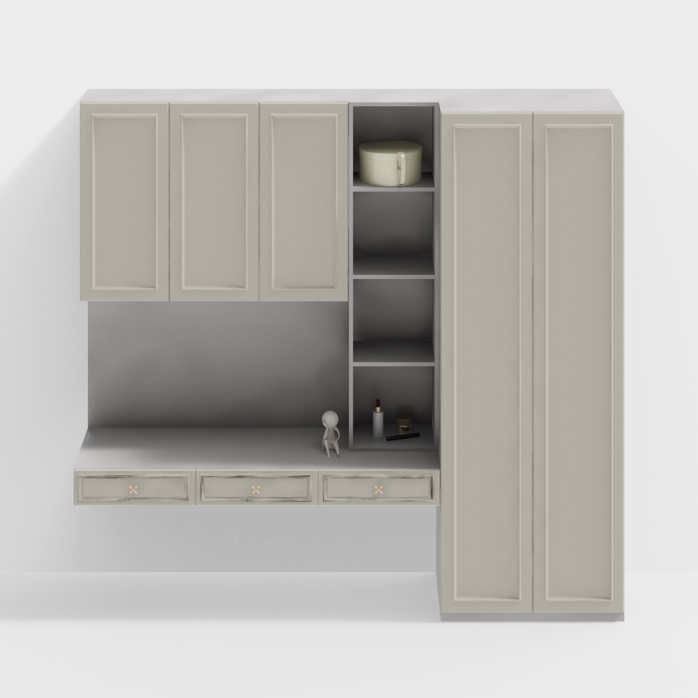 Minimalist bedroom wardrobe