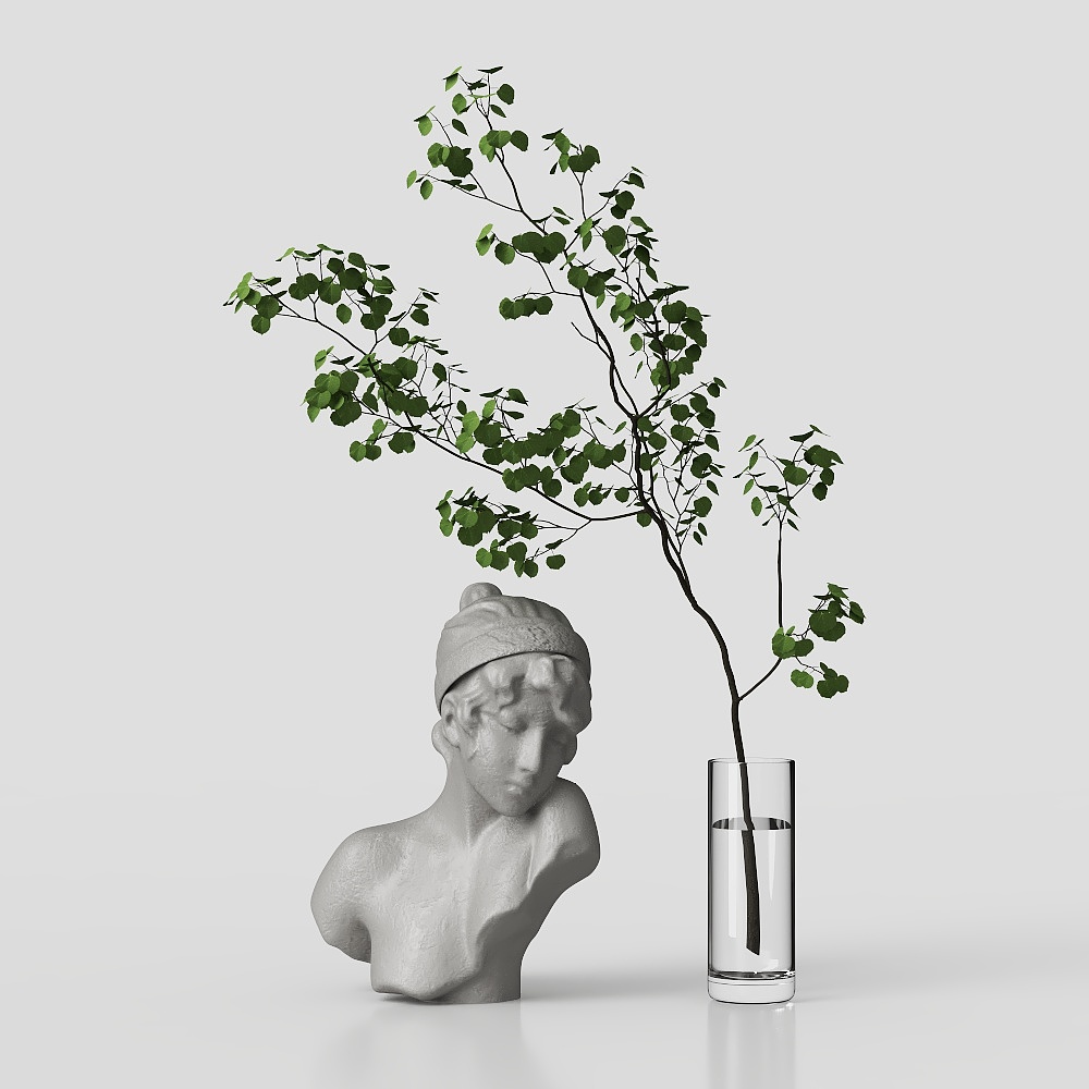 Light luxury villa decoration combination