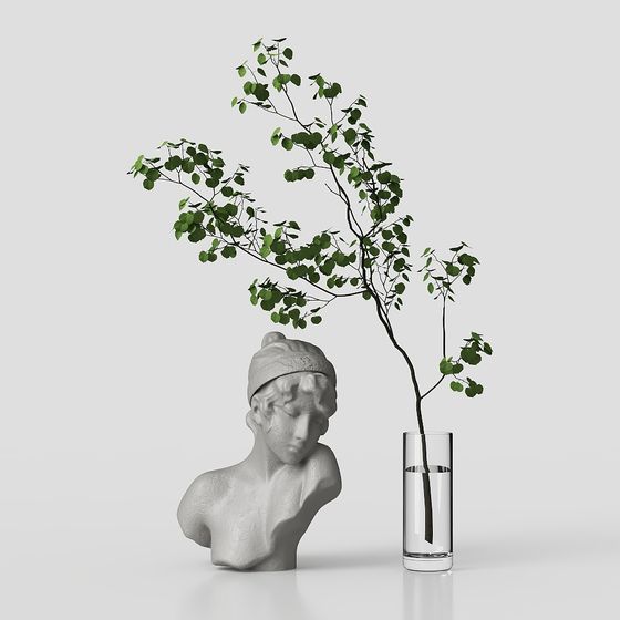 Art and Nature Dialogue 3D model