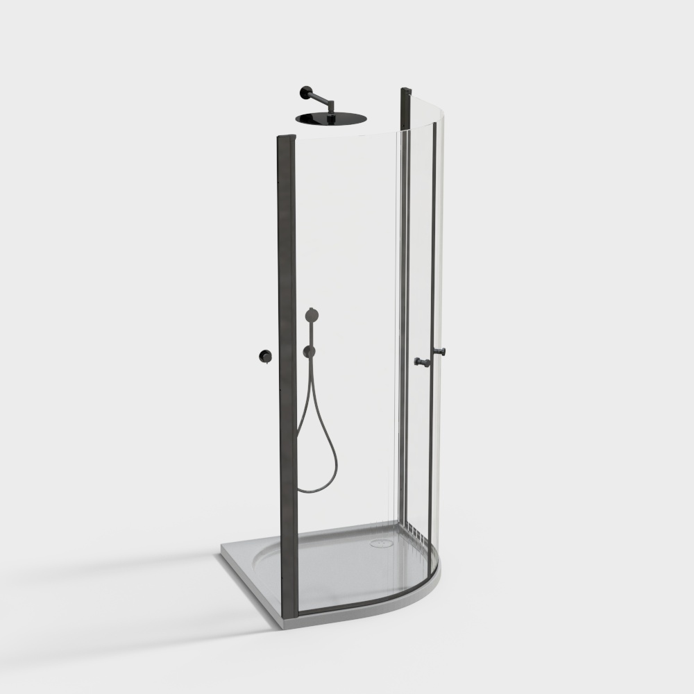 Simple bathroom shower room