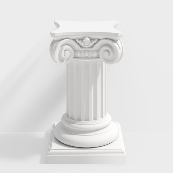 Elegant Roman Column 3D Model for Creative Projects