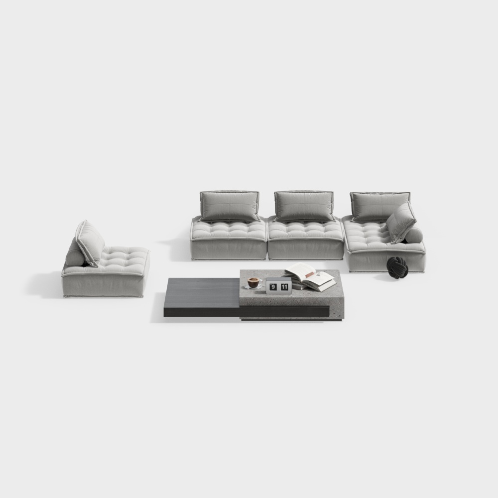 Modern living room sofa set