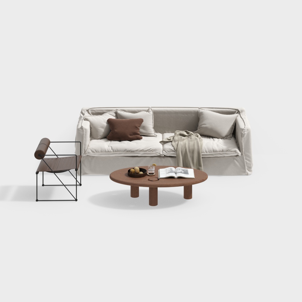 Modern living room sofa set