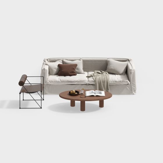 Urban Living Room 3D model