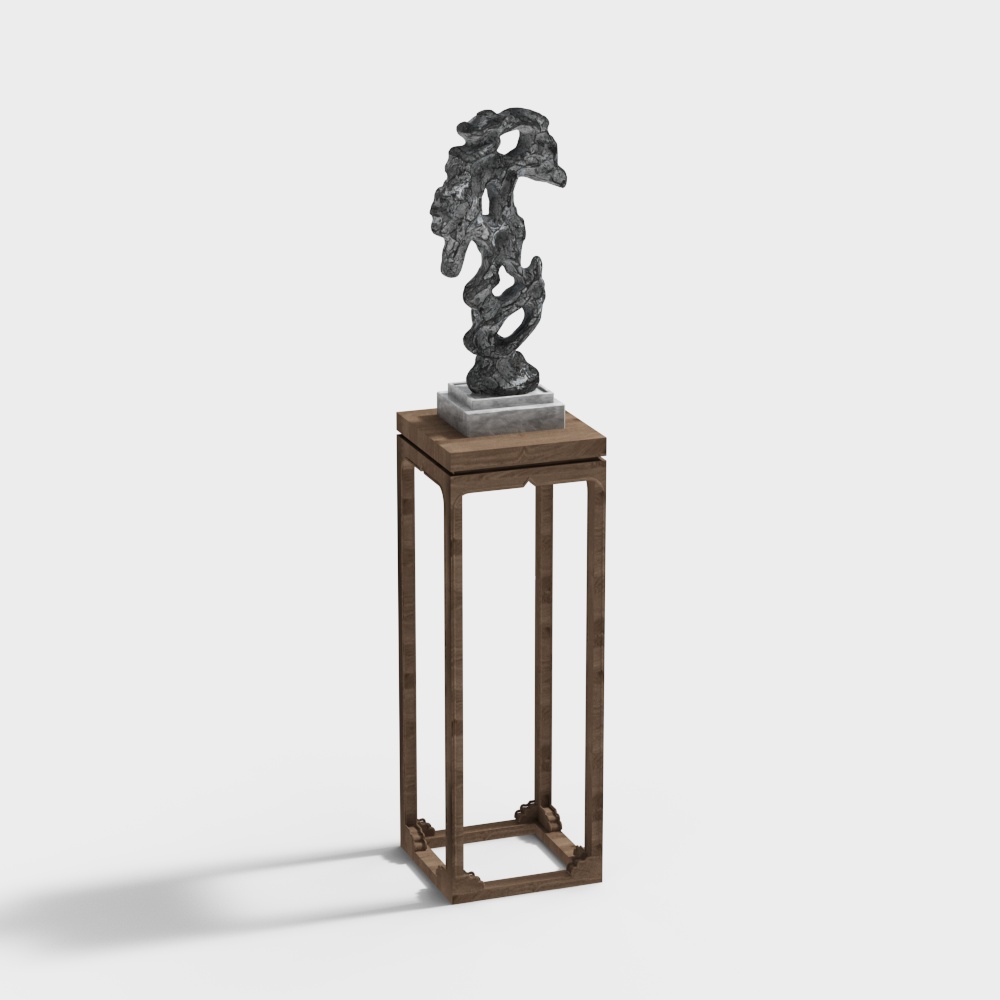 New Chinese tea room shelving