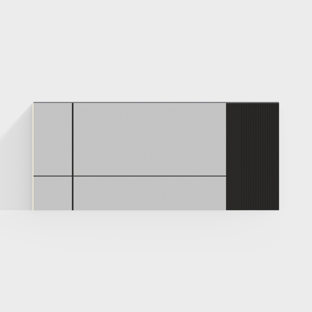 Modern living room background wall