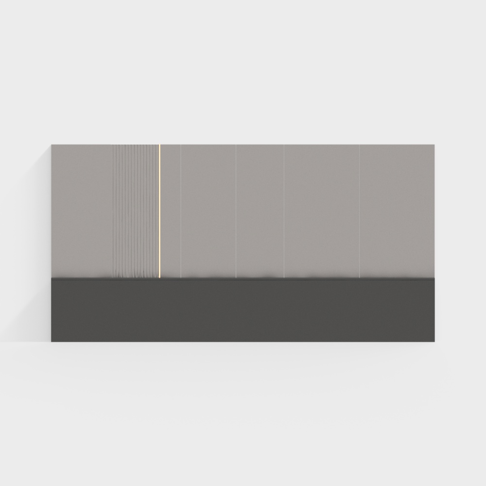 Modern living room TV background wall