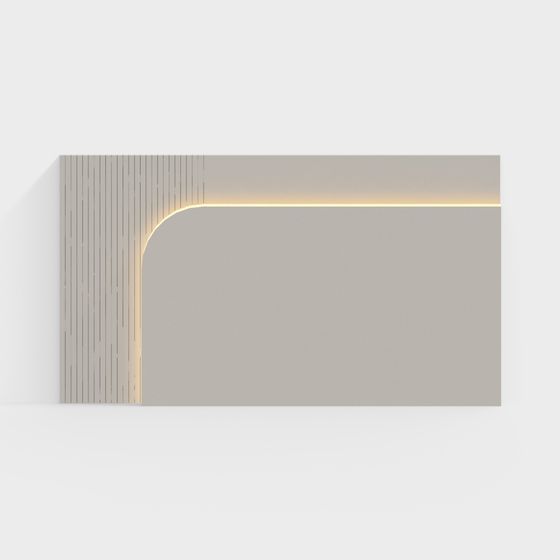 Arc Light Wall 3D model