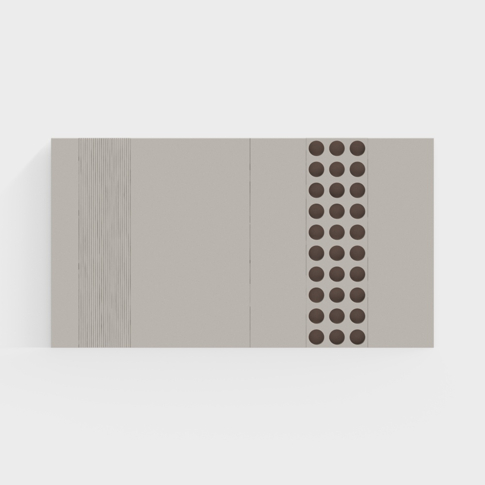 Modern living room background wall