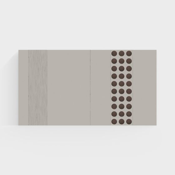 Modular Wall 3D Model for Modern Aesthetics