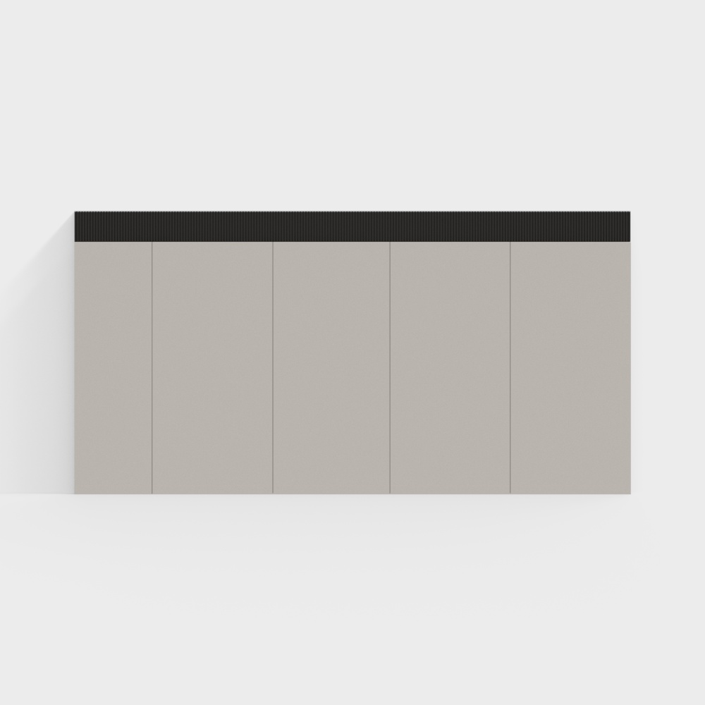 Modern living room background wall