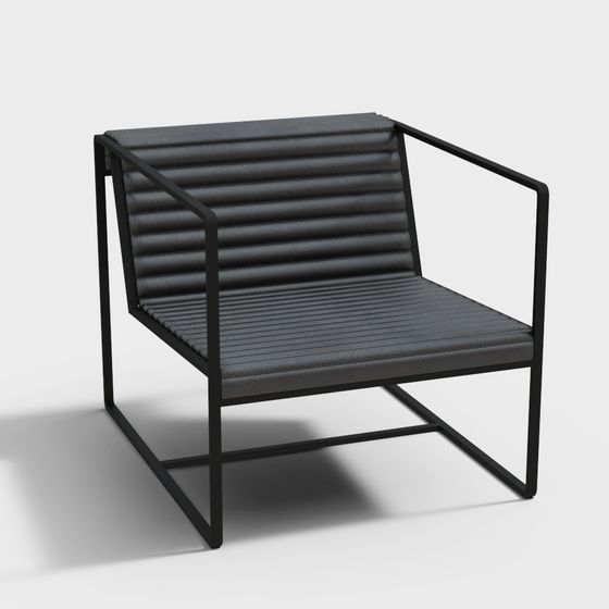 Stylish Urban Leisure Chair 3D model