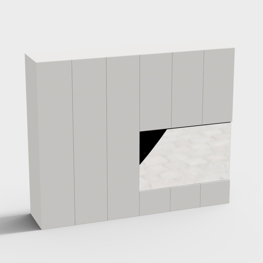 Armario de partición de tanque de peces empotrado de empresa moderna