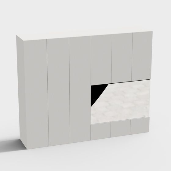 Armario de partición de tanque de peces empotrado de empresa moderna