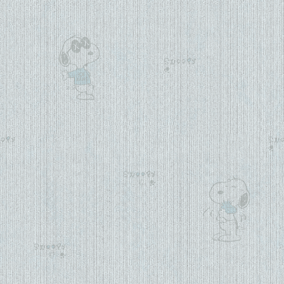 White Future Stars Children's Style Wall Fabric