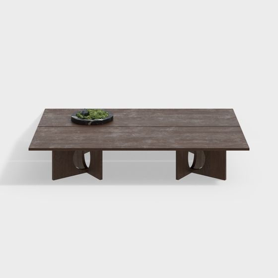 Urban Wooden Coffee Table 3D model