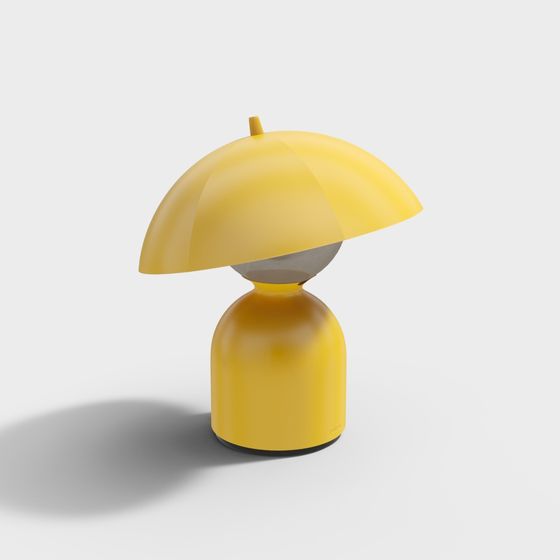 Mushroom Table Lamp 3D model