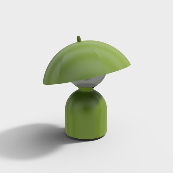 Natural Inspired Green Table Lamp 3D model