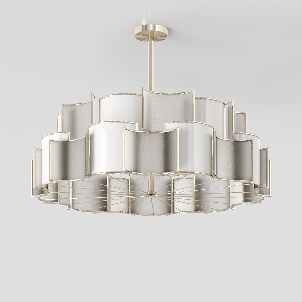 Modern living room Chinese metal chandelier