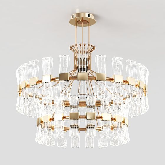 Chandelier Elegance 3D model