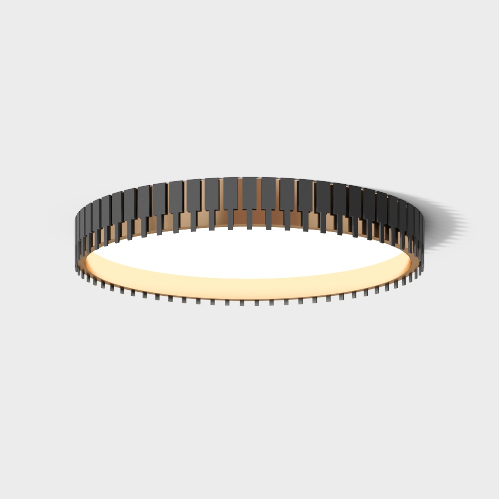 Modern bedroom round ceiling light