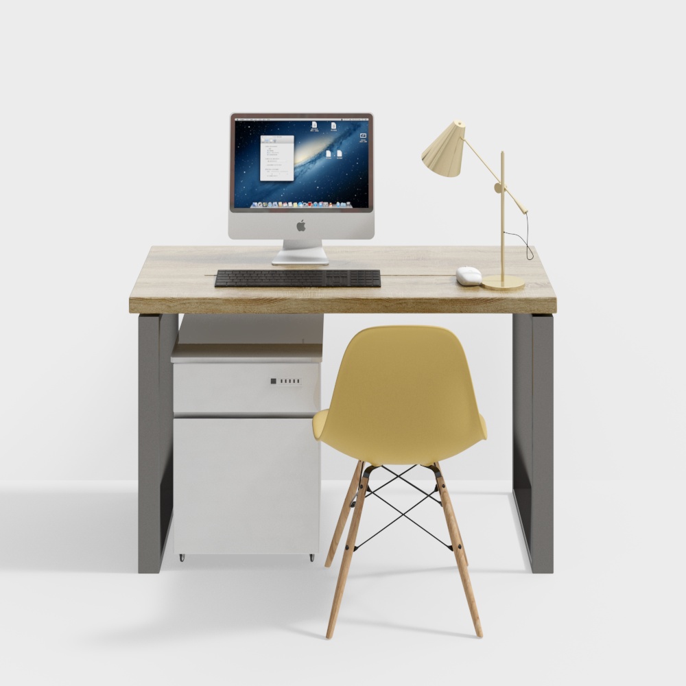 북유럽 스타일 기숙사 책상 결합