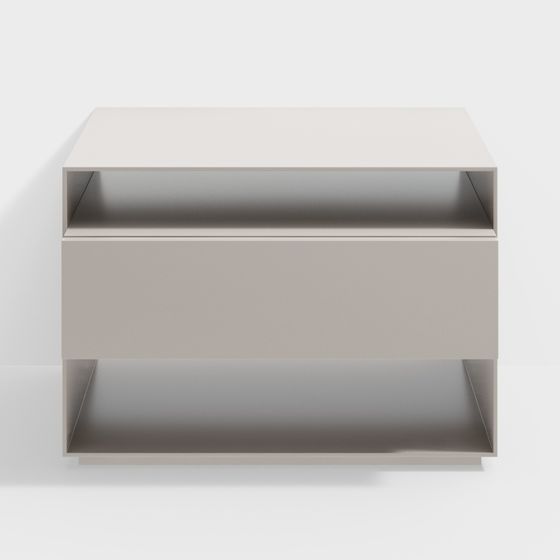 Modern Minimalist Nightstand 3D model