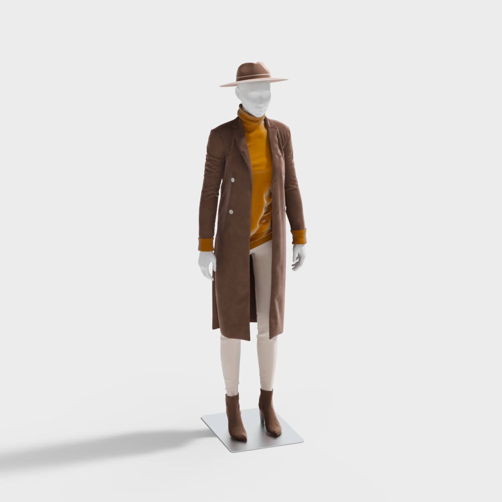 Modèle de magasin de vêtements moderne