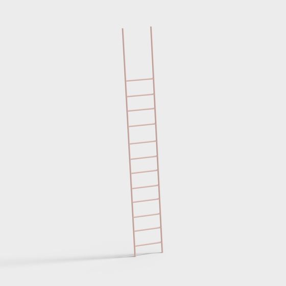 Pink Ladder 3D model for Modern Design