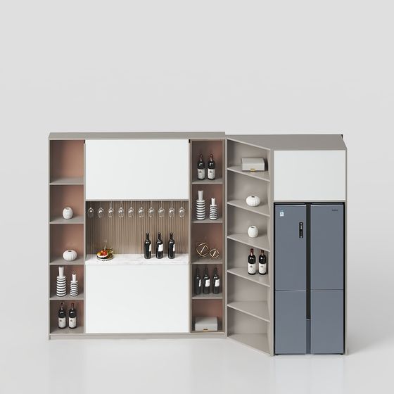 통합 냉장고 주방 와인장