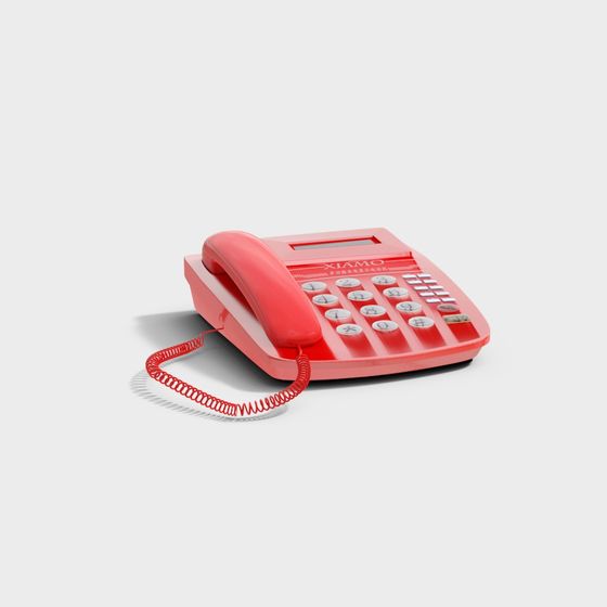 Retro Telephone 3D model for Creative Projects