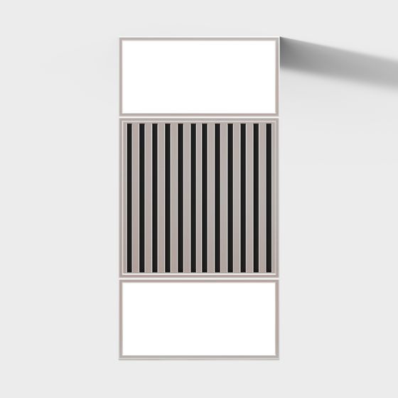 Elegant Minimalist 3D Model for Modern Architecture