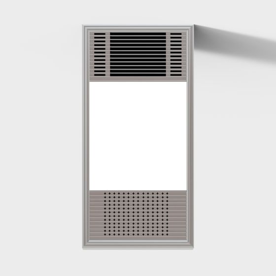 Stylish Ceiling Vent 3D Model