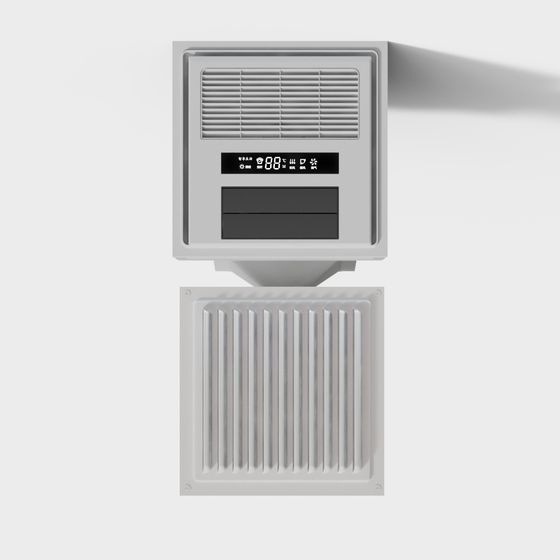 Modern Minimalist Air Conditioner 3D model