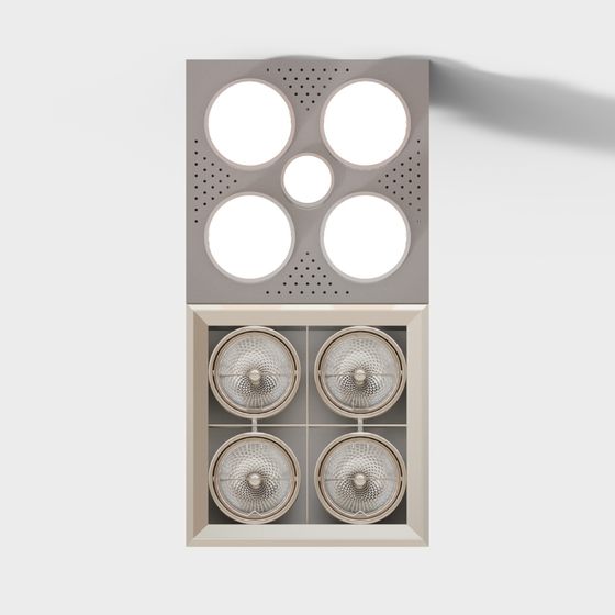 Combinaison de sortie de salle de bain moderne