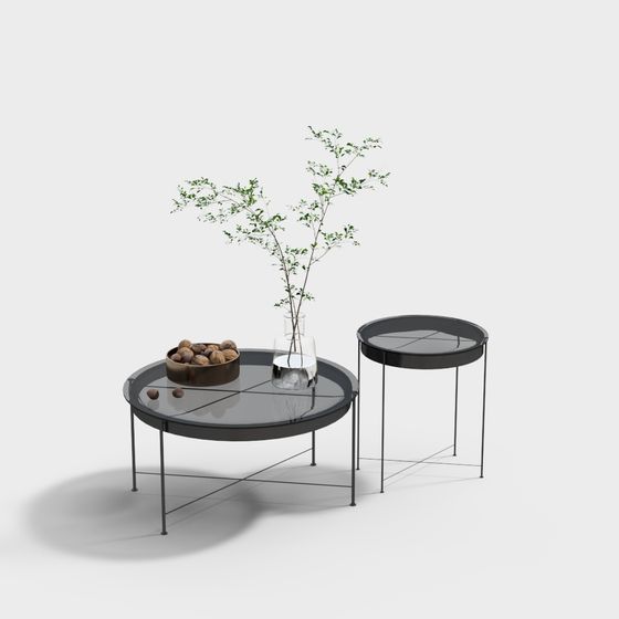 Urban Green Side Table 3D model for Modern Decor