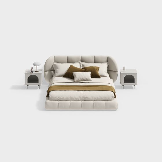 Urban Comfort Bed 3D model