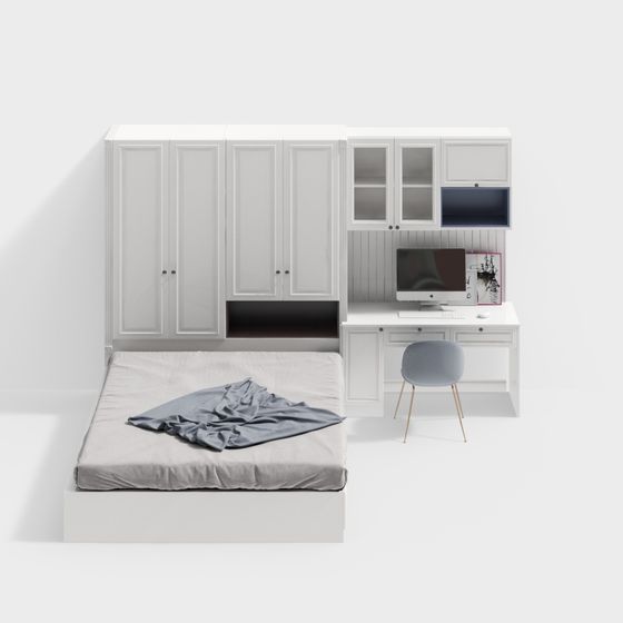 Multifunctional Bedroom Set 3D model
