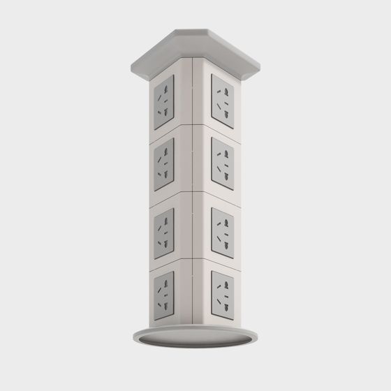 Multi-Socket Tower 3D model