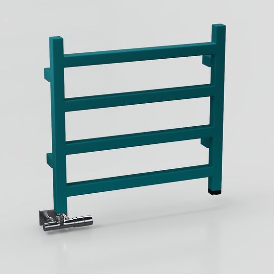 Elegant Bathroom Towel Rack 3D model
