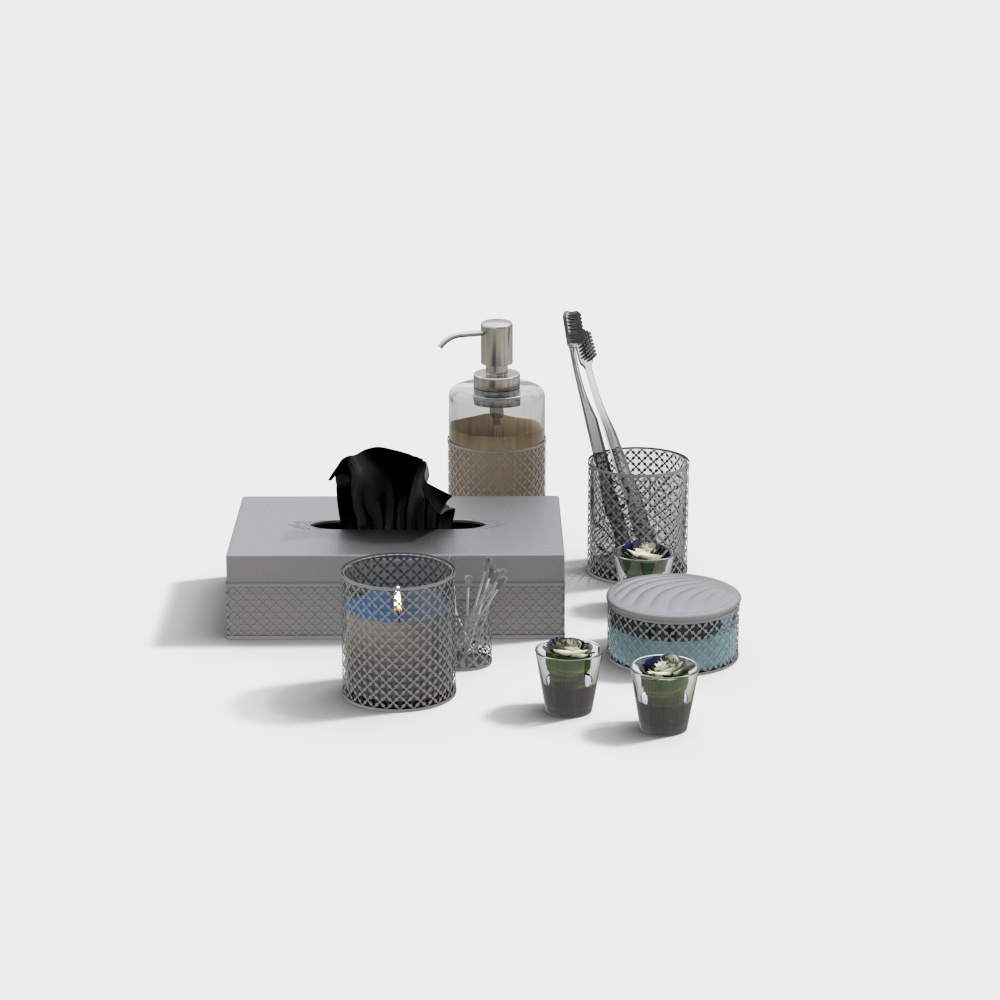 現代浴室美容用品